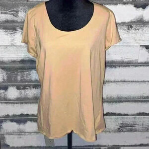 Lauren Ralph Lauren Tan Blouse size XL